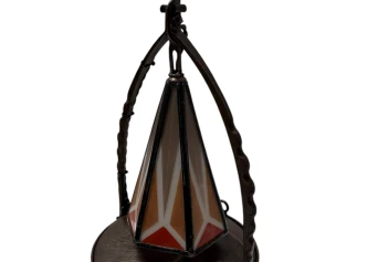 Art Deco Amsterdamse School Table Lamp by Amsterdamsche Kunstsmederij, 1920s